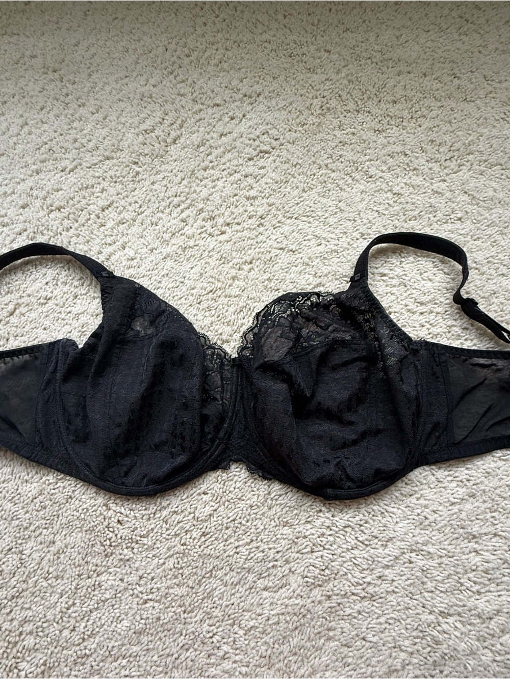 Panache Lingerie Black Lace Balcony Bra
